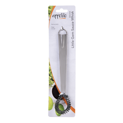 Appetito Silicone Little Gem Whisk in Packaging