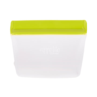 Appetito Reusable Mini Snack Bag 1 cup green