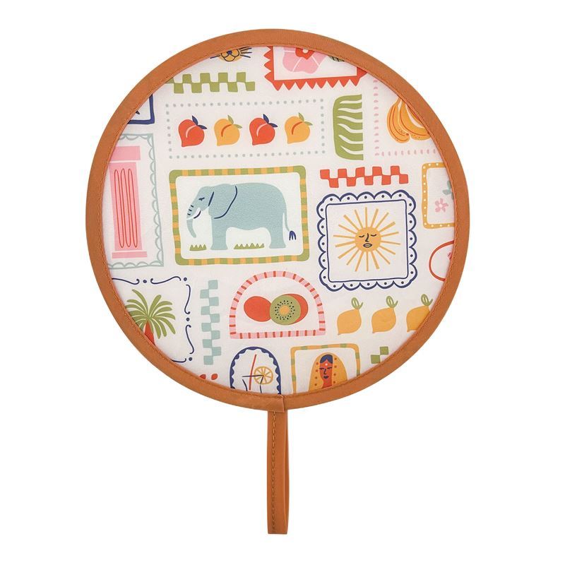 Pop Folding Travel Fan - 6 Assorted Designs