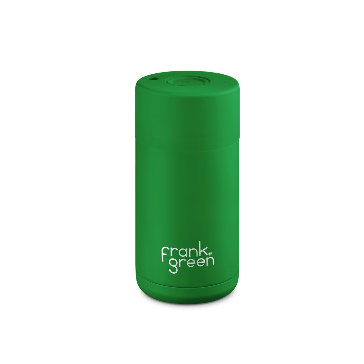 frank green 12oz Reusable Cup - Push Button Lid - Evergreen