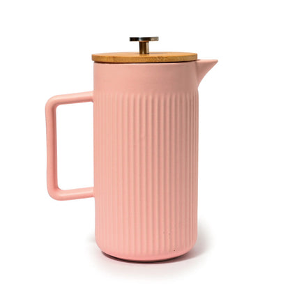 Ceramic French Press 1.25Lt - Coral