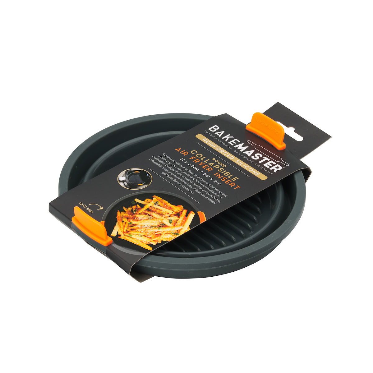 Bakemaster Round Air Fryer Basket 21cm