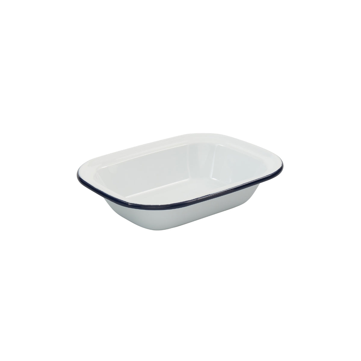Bakemaster Enamel Rectangular Pie Dish 23.5 x 18 x 5cm