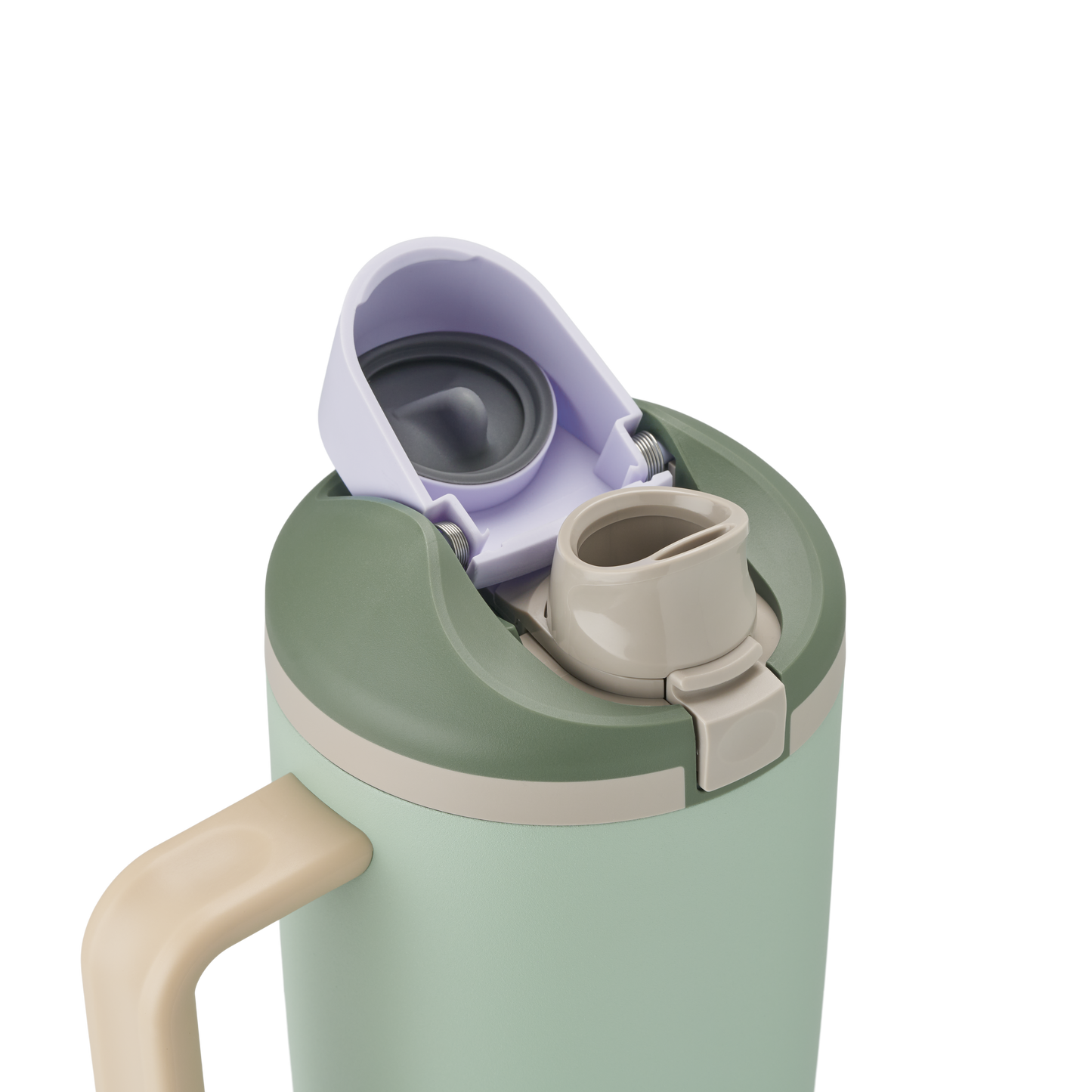 FreeSip Tumbler Stainless Steel Insulated 40oz Eucalyptus (Green)