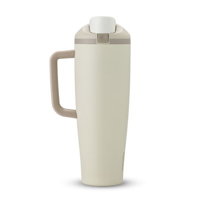 FreeSip Tumbler Stainless Steel Insulated 40oz Lightly Toasted (Tan)