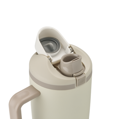 FreeSip Tumbler Stainless Steel Insulated 40oz Lightly Toasted (Tan)