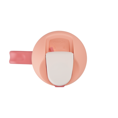 FreeSip Tumbler Stainless Steel Insulated 40oz Sparkling Sherbert (Orange Tan)