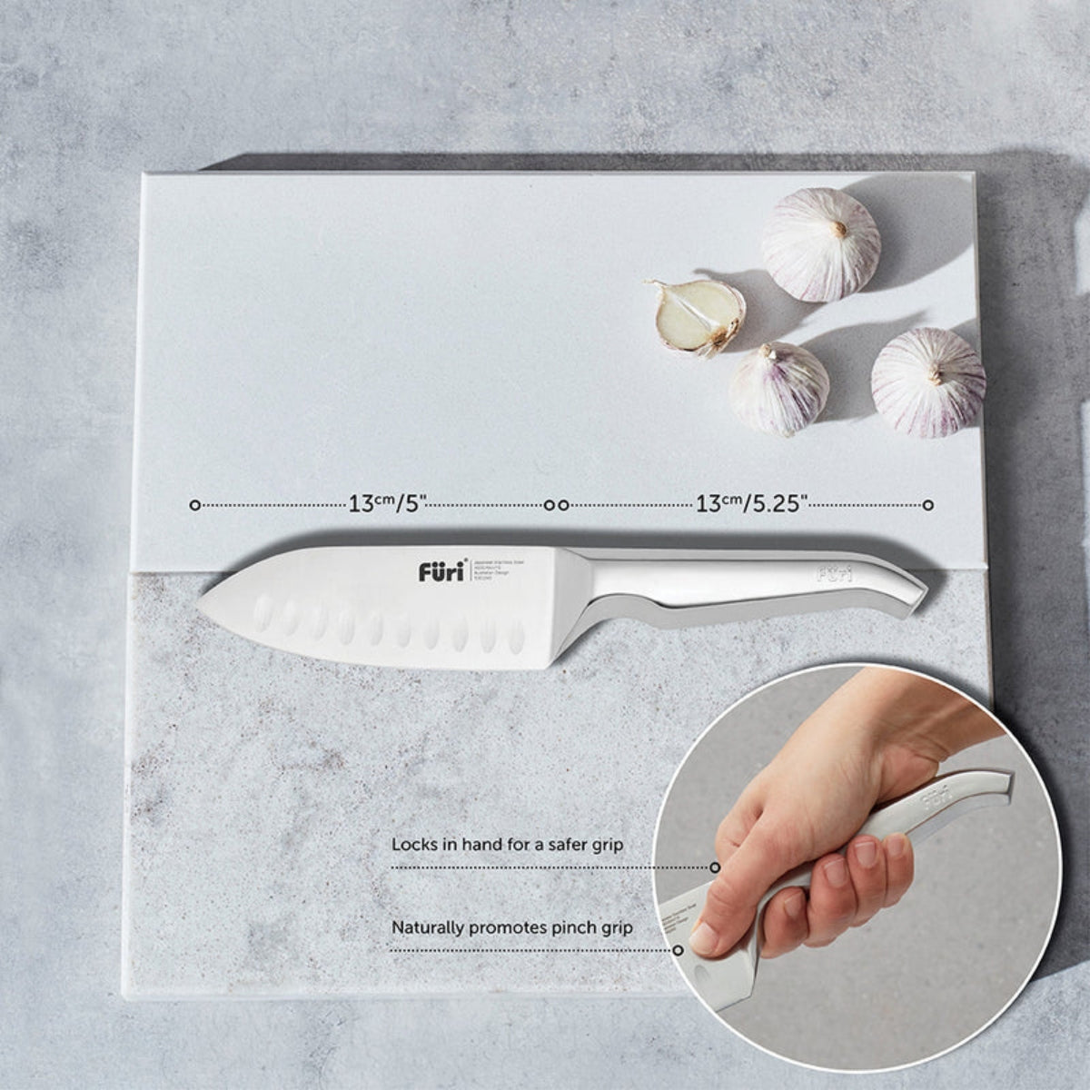 Furi Pro East/West Santoku Knife 13cm