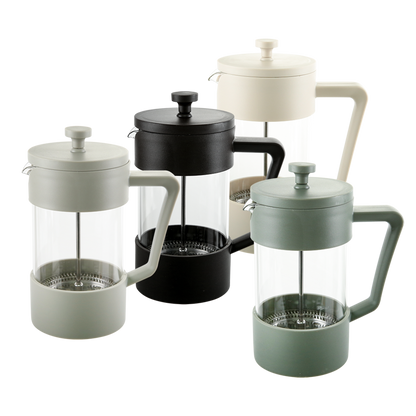 Casa Barista Oslo Accent Coffee Plunger 3 Cup 350ml - Cream
