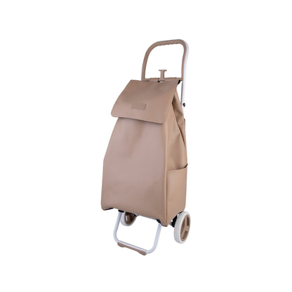 Sachi Cosmo Weatherproof Shopping Trolley - Biscuit