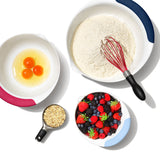 Oxo Good Grips 3pce Mixing Bowl Set | With ingredients for berry pancakes