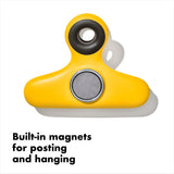 Oxo Good Grips Heavy Duty Yellow Clips with built in magnets for posting and hanging