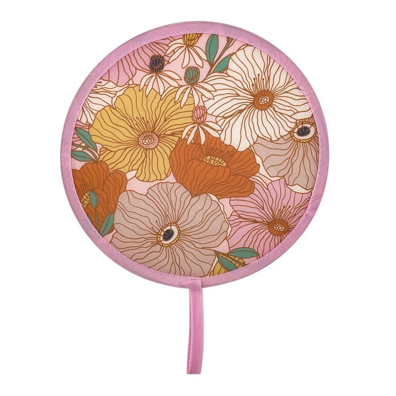 Pop Folding Travel Fan - 6 Assorted Designs