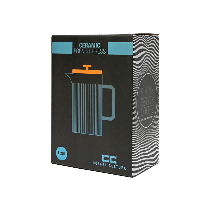 Ceramic French Press 1.25Lt - Coral