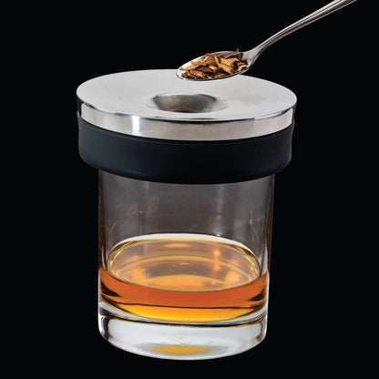 Joie Cocktail Smoker adding smoking chips