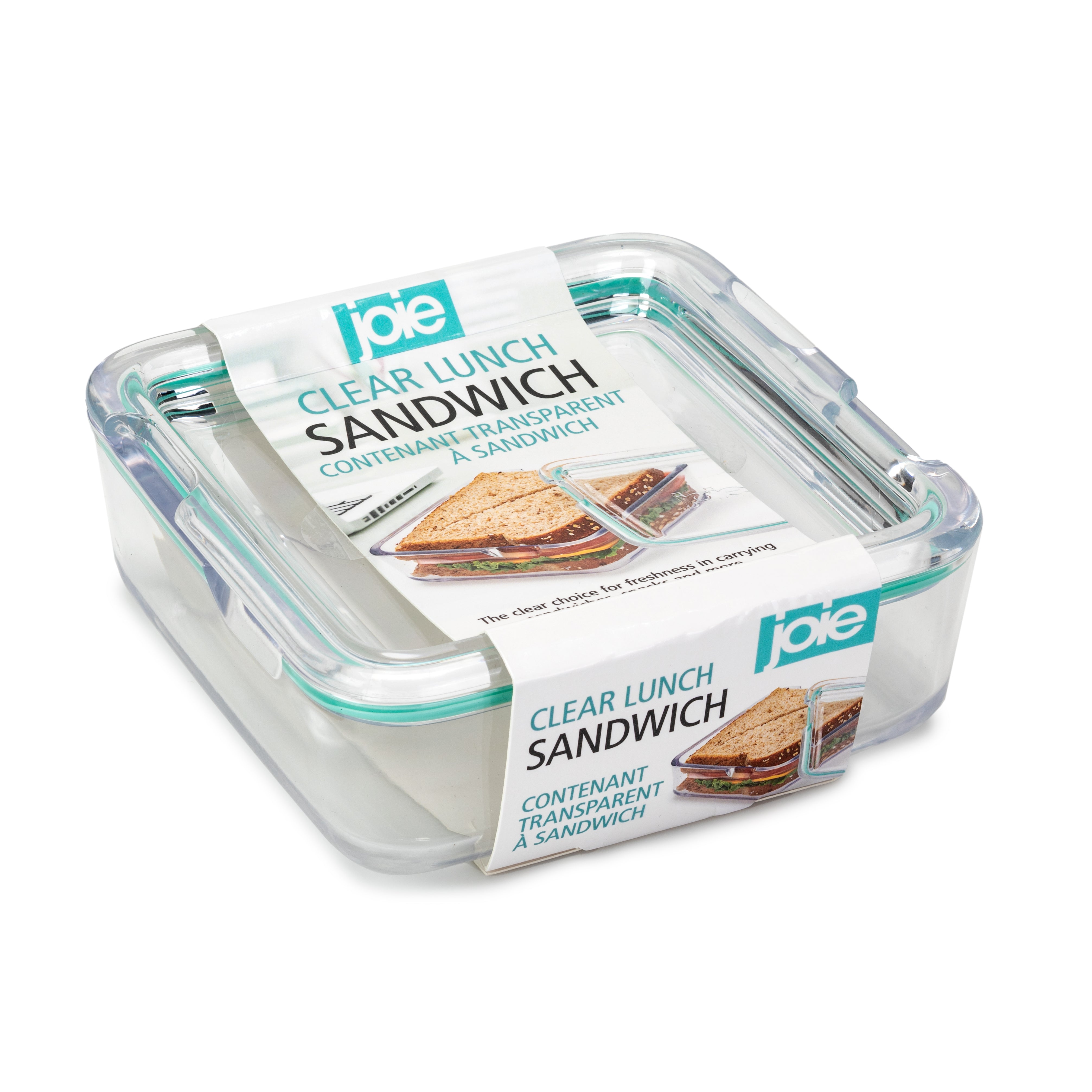 Clear Math Box Clear Lunch Sandwich Square | Joie | Matchbox