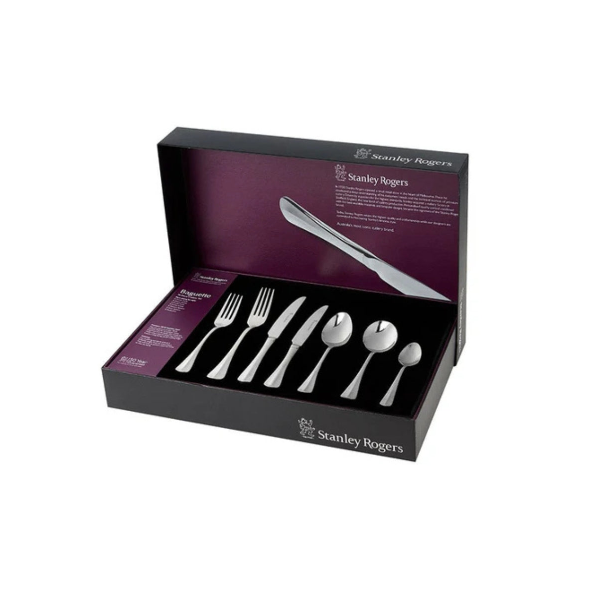 Stanley Rogers Baguette 42 Piece Cutlery Set