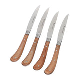 Stanley Rogers Pistol Grip Woodland Steak Knives 4 Piece Set Distressed