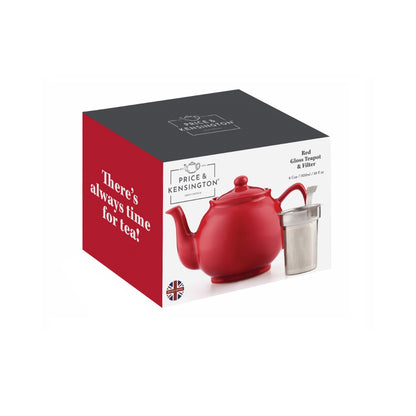 Price and Kensington Teapot 6 Cup Red