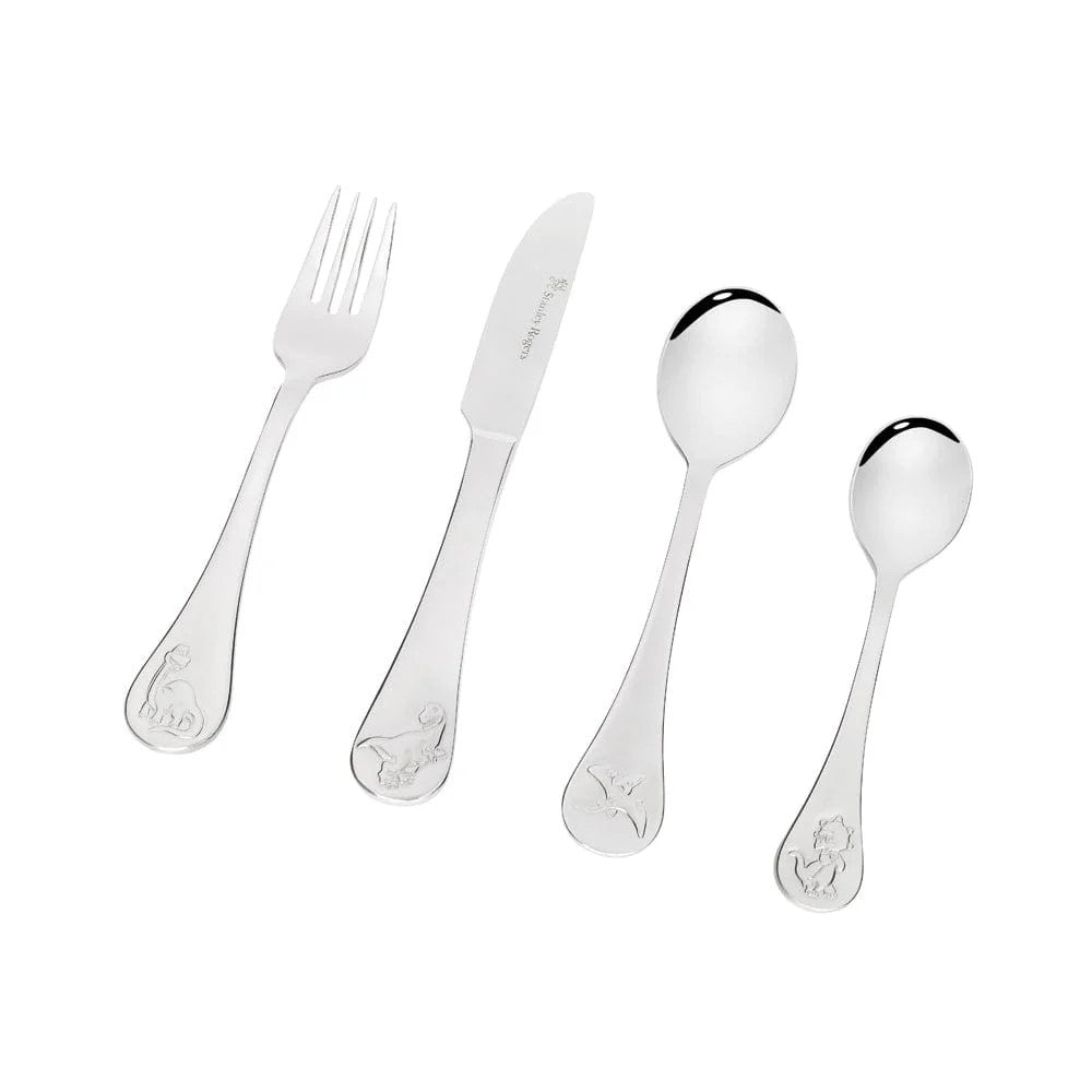 4Pc Kids Cutlery Dinosaur
