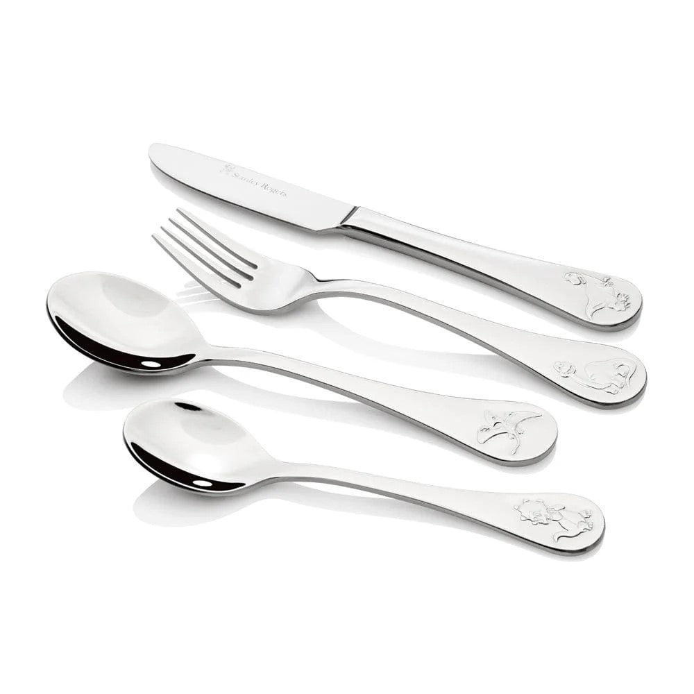 4Pc Kids Cutlery Dinosaur
