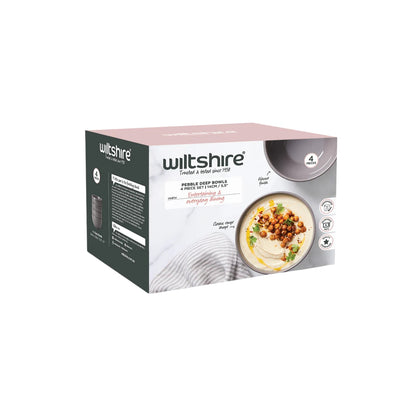 Pebble Deep Bowls 4 Piece Set 14cm