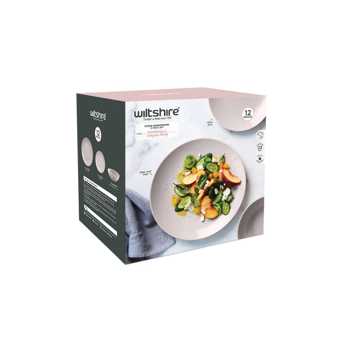 Wiltshire Stone Dinnerware 12 Piece Set