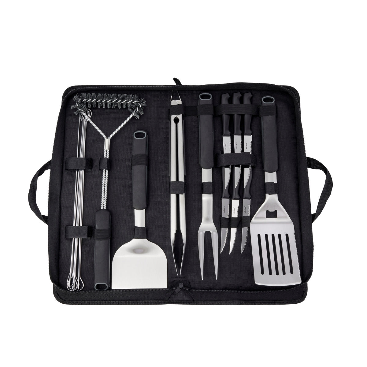 Wiltshire 20 Piece BBQ Set Zip Case Including 6x Steak Knives