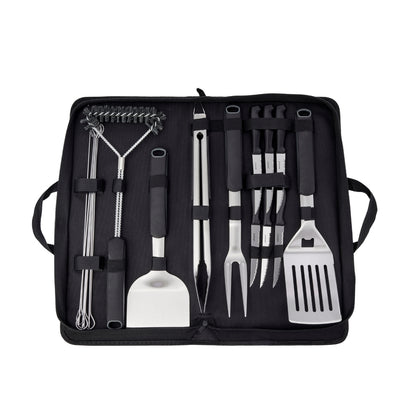 Wiltshire 20 Piece BBQ Set Zip Case Including 6x Steak Knives