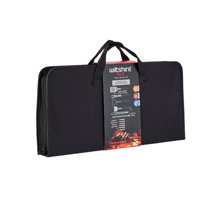 Wiltshire 20 Piece BBQ Set Zip Case Including 6x Steak Knives