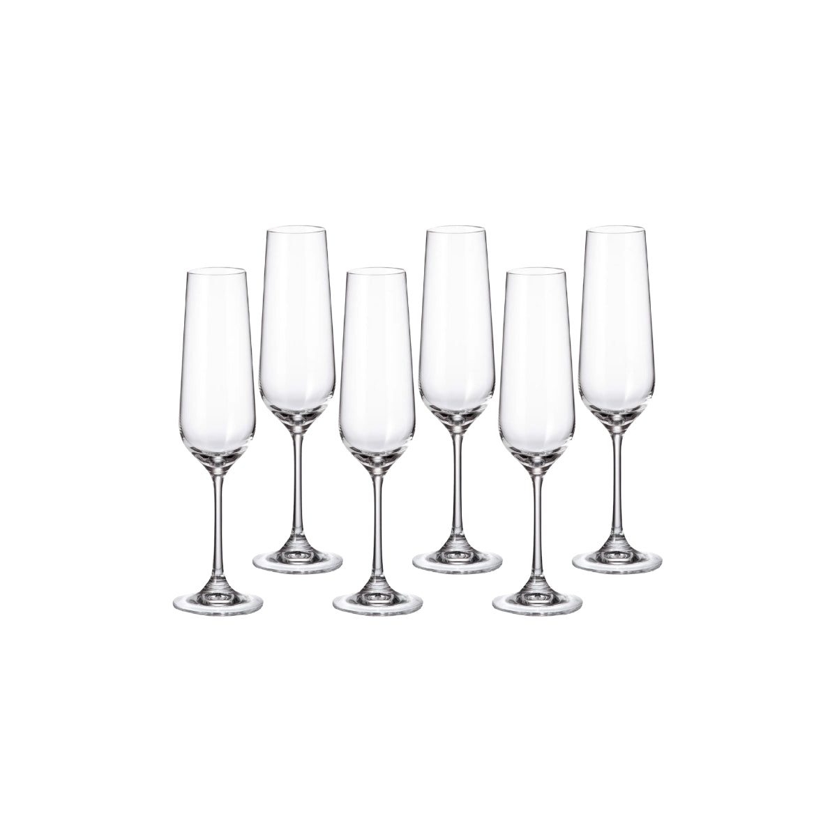 Bohemia Strix Flute Set Of 6 200ml