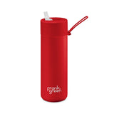 frank green 20oz Reusable Bottle - Straw Lid - Atomic Red