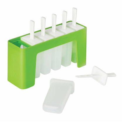 Tovolo Pop Moulds Groovy Set 6 W/ Stand Spring Green