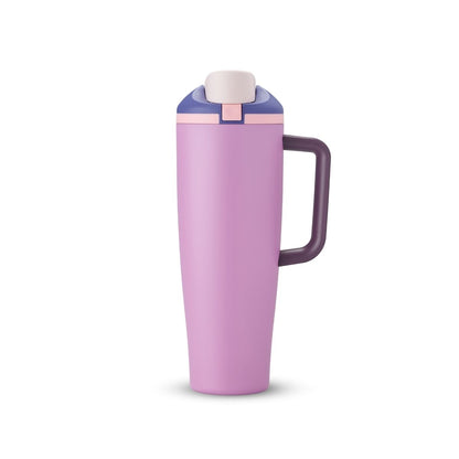 FreeSip Tumbler Stainless Steel Insulated 40oz Pretty in Purple (Purple)