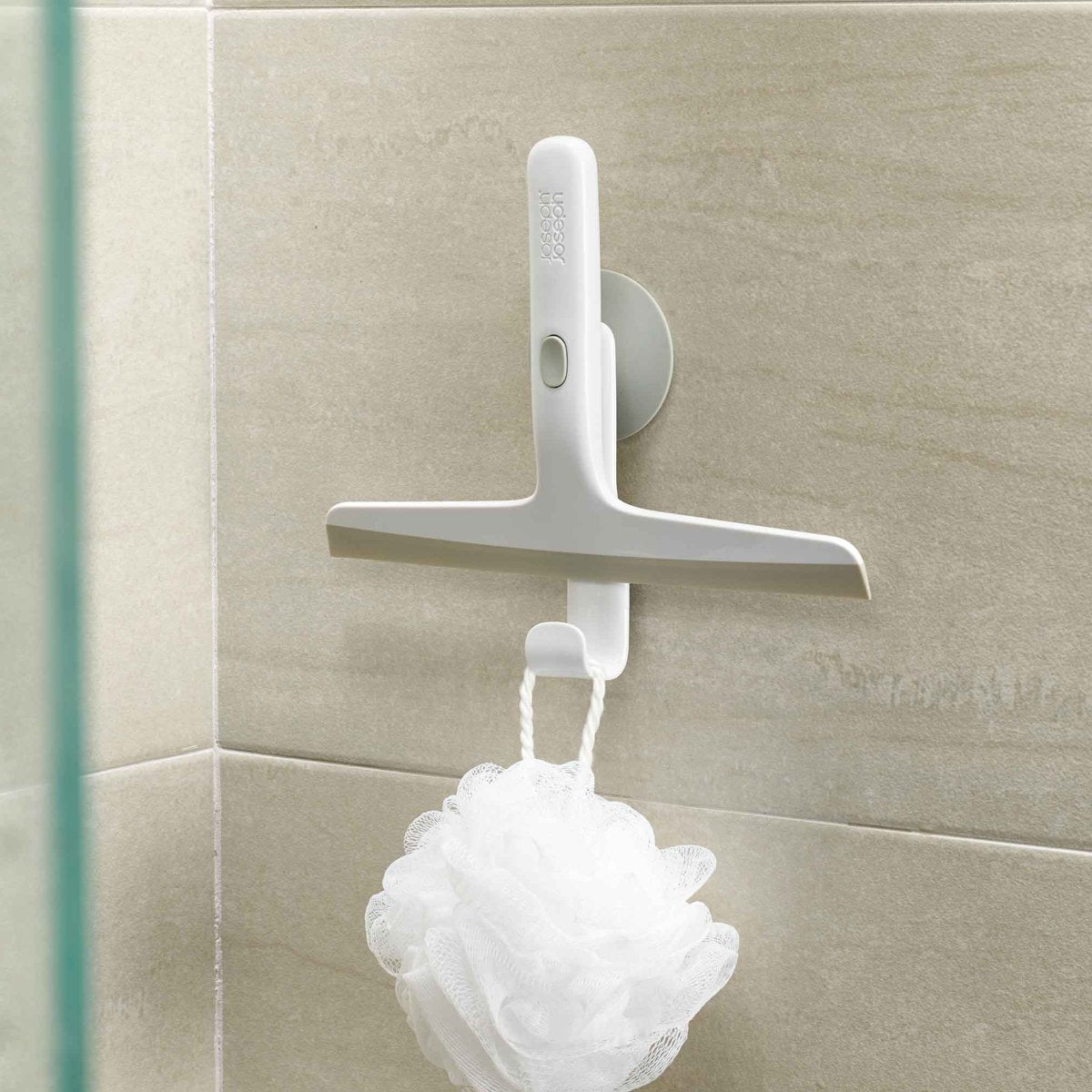 EasyStore Slimline Squeegee with Storage Hook - Grey