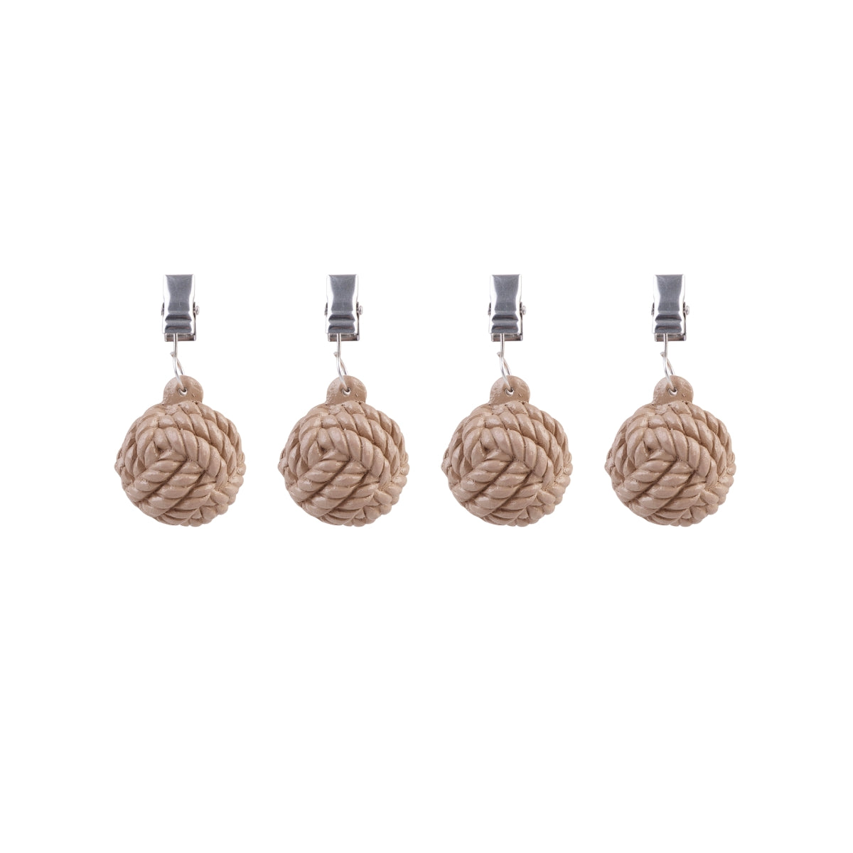 Alfresco Lane Tablecloth Weights Set 4 - Rope Balls