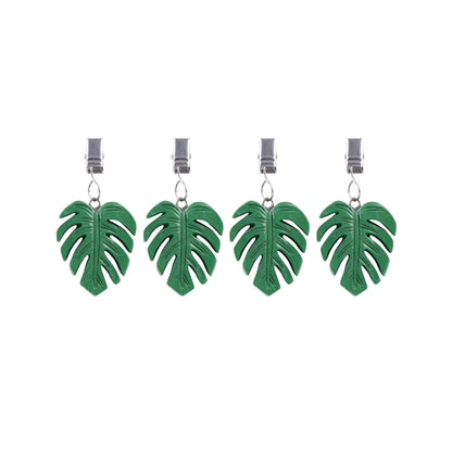 Alfresco Lane Tablecloth Weights Set 4 - Monstera Leaf
