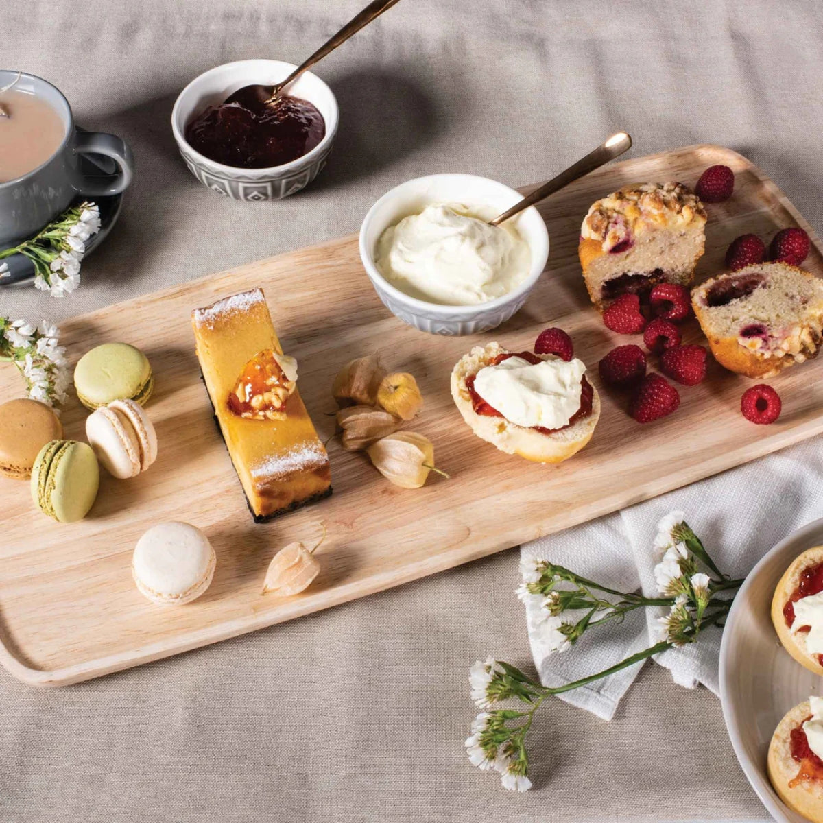 Peer Sorensen Rubberwood Serving Platter 100 x 26 x 1.5cm