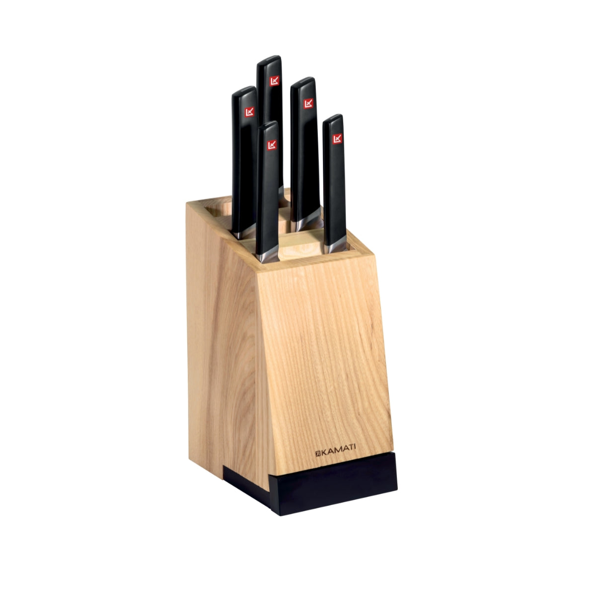 Kamati Knife Block Set With Tablet Stand - 6 Piece
