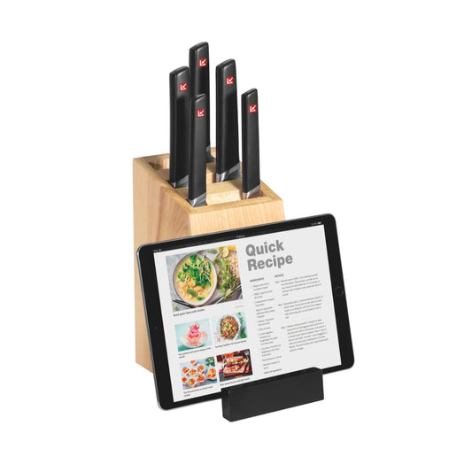 Kamati Knife Block Set With Tablet Stand - 6 Piece