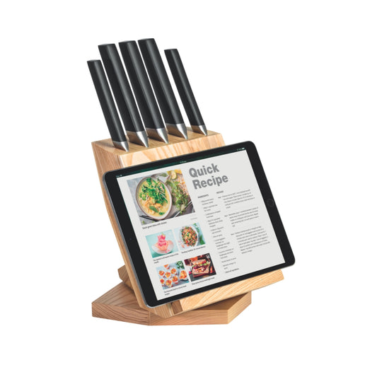 Kamati Knife Block Set With 360° Knife Block - 6 Piece
