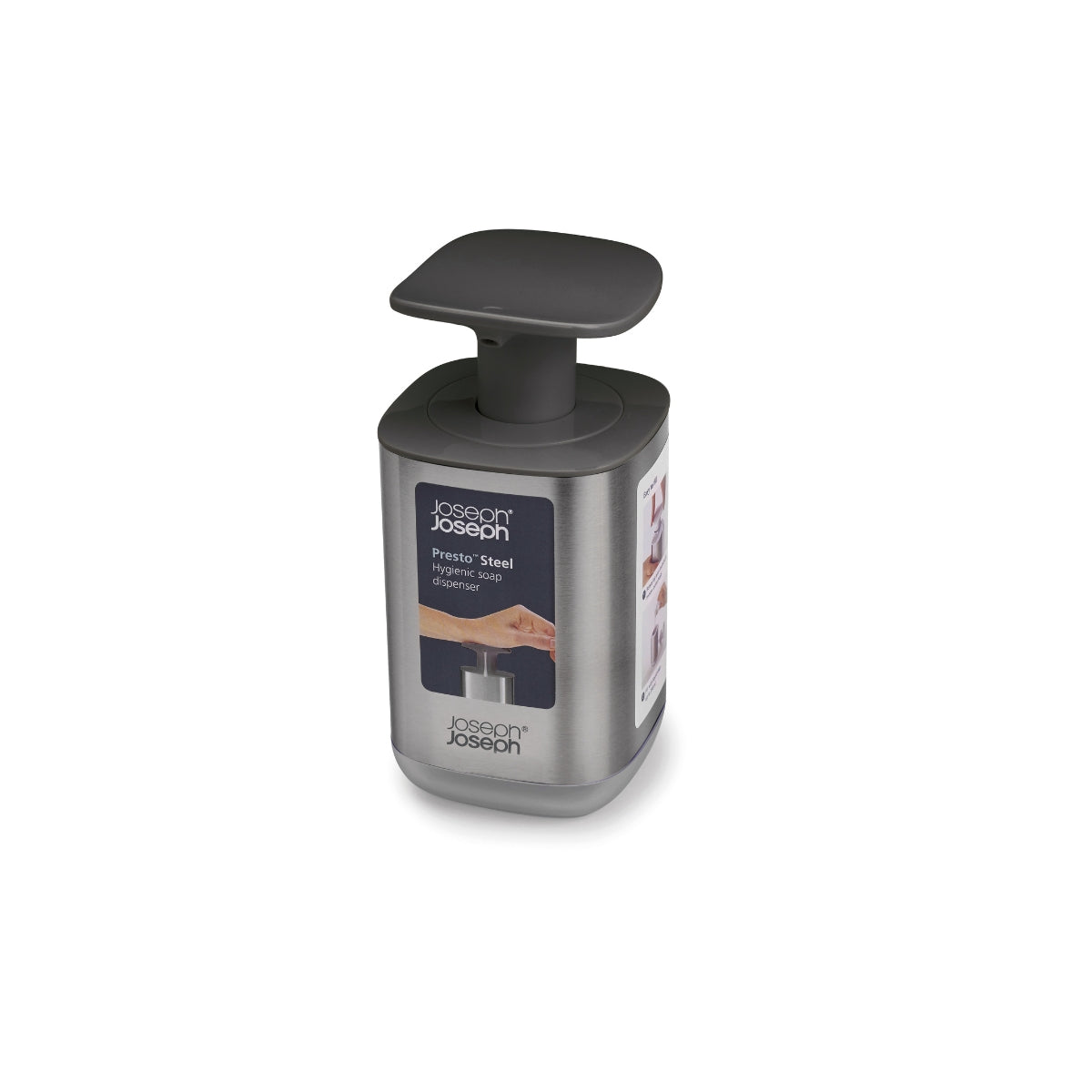 Presto Steel Soap Dispenser - Grey