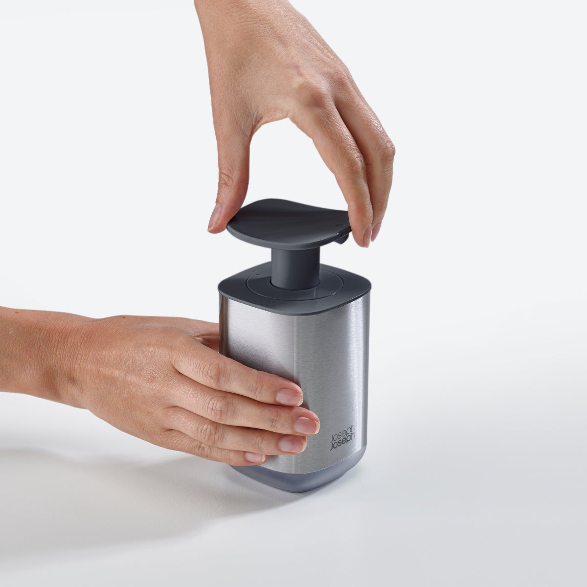Presto Steel Soap Dispenser - Grey