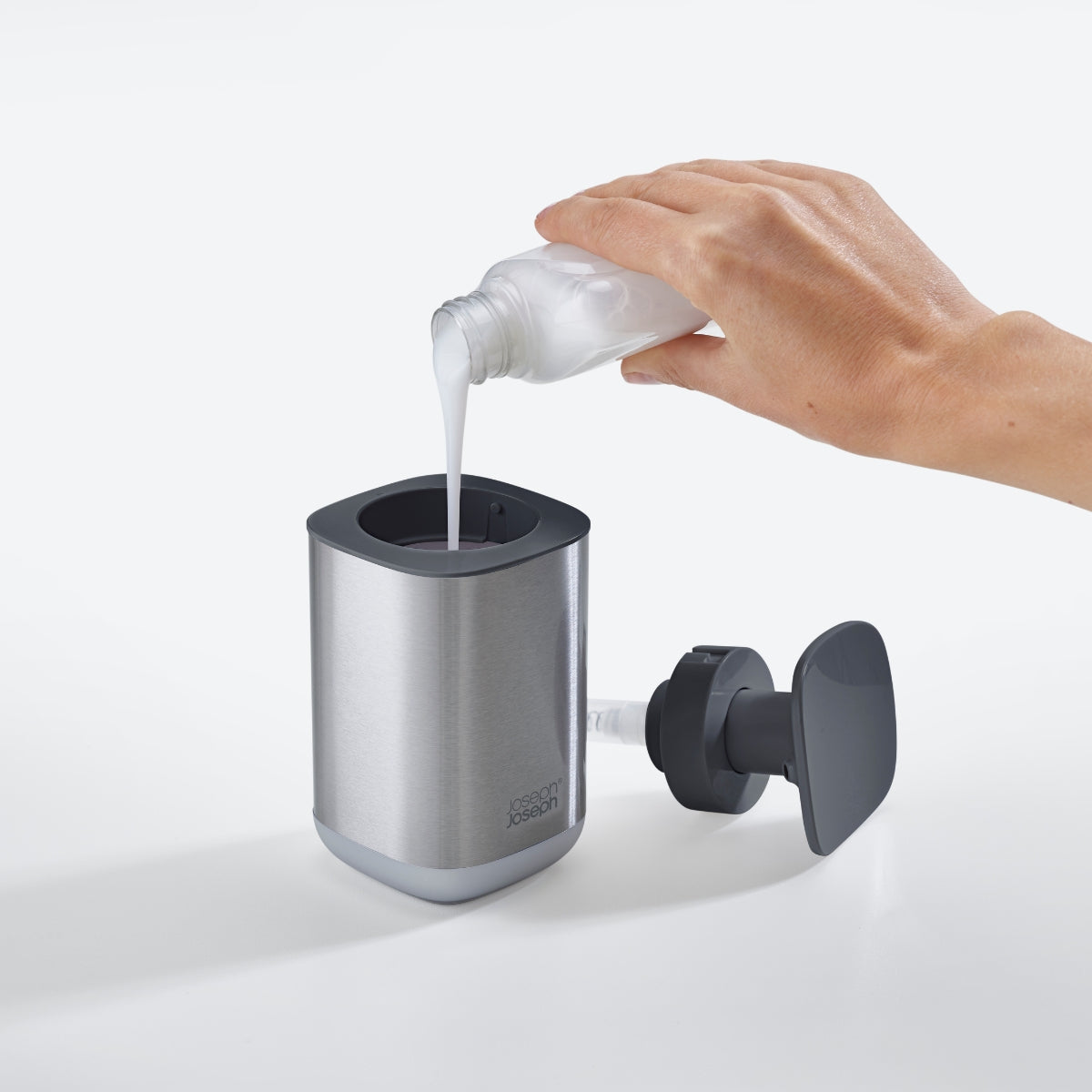 Presto Steel Soap Dispenser - Grey