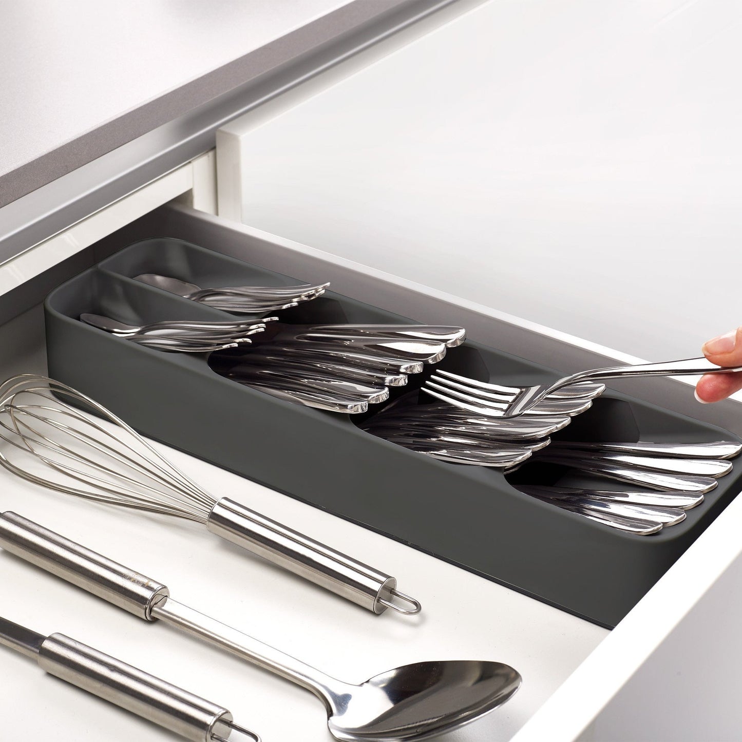 Drawer Store Expanding Cookware Organiser - Grey