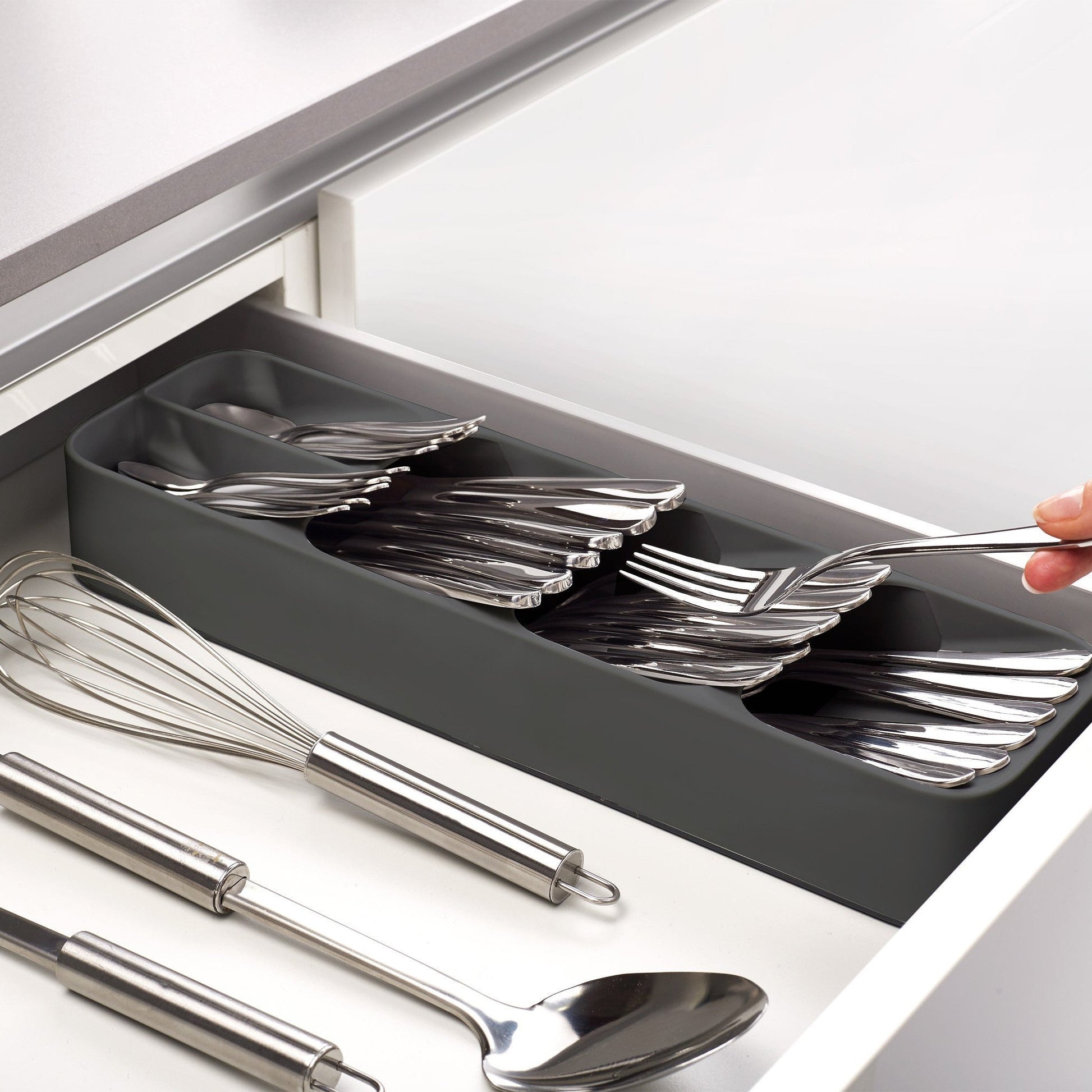Drawer Store Expanding Cookware Organiser - Grey