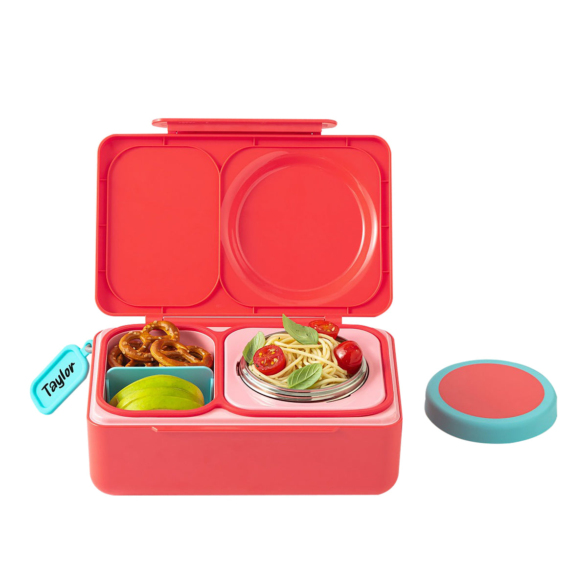 OmieBoxUp Hot and Cold Bento Box Cherry Pink