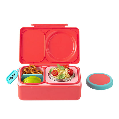 OmieBoxUp Hot and Cold Bento Box Cherry Pink
