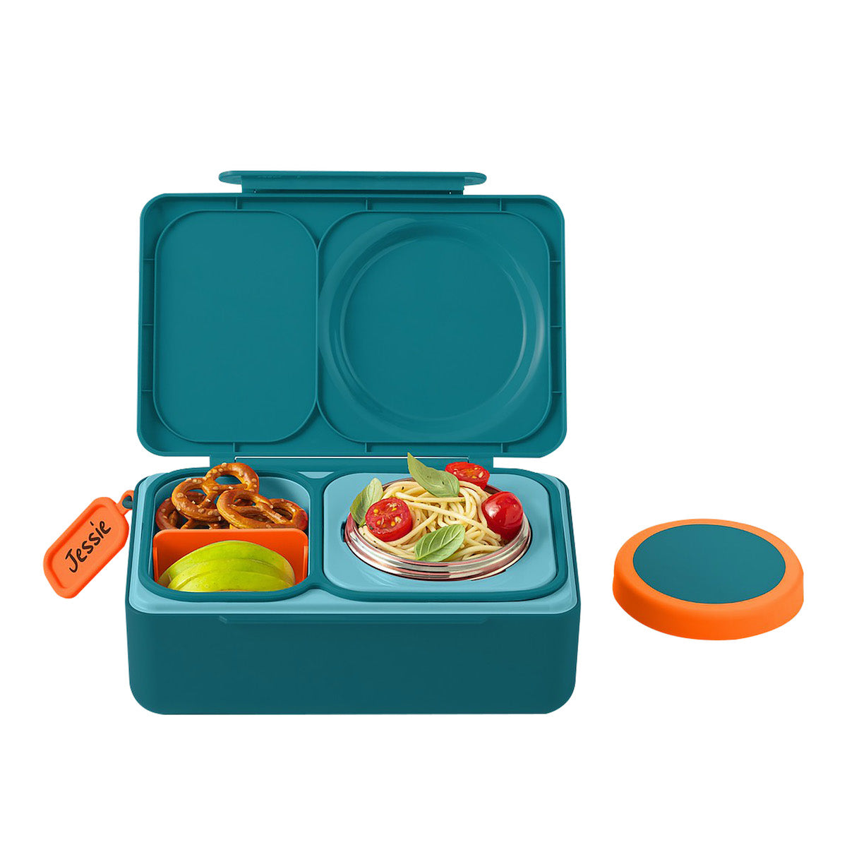 Omie BoxUp Hot and Cold Bento Box Teal Green