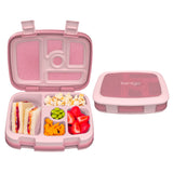 Open View of the Kids Print Bento Style Lunchbox Petal Pink Glitter Edition by Bentgo